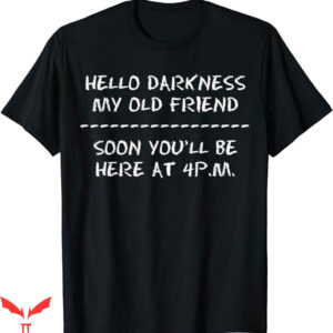 New Order Lyrics T-Shirt Seasonal Time Change T-Shirt