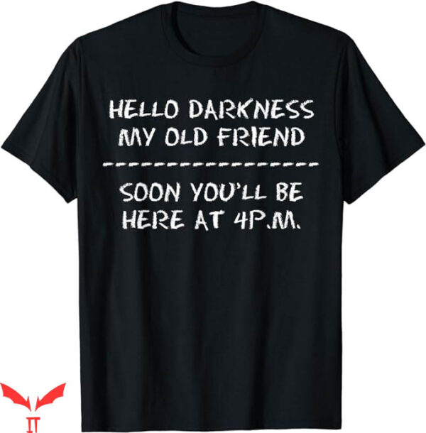 New Order Lyrics T-Shirt Seasonal Time Change T-Shirt