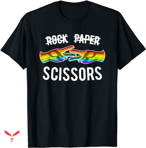 Paper Rock Scissors T-shirt Lesbian Pride Rainbow Paper Rock Scissors T-shirt Lesbian Pride Rainbow