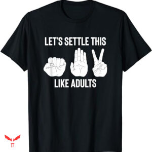 Paper Rock Scissors T-shirt Let’s Settle This