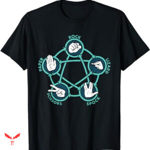 Paper Rock Scissors T-shirt Spock Funny Game