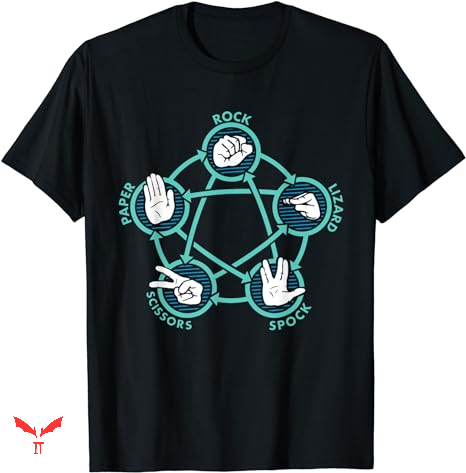 Paper Rock Scissors T-shirt Spock Funny Game Paper Rock Scissors T-shirt Spock Funny Game