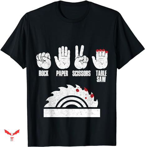 Paper Rock Scissors T-shirt Table Saw Woodworker Paper Rock Scissors T-shirt Table Saw Woodworker