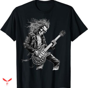 Paramore Tour T-shirt Skeleton Guitar Guy Rock And Roll
