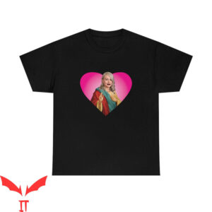 Phoebe Bridgers Rips T-Shirt Pink Hear Moon Song Punisher