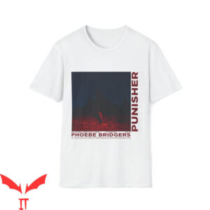 Phoebe Bridgers Rips T-Shirt Punisher Album Cover