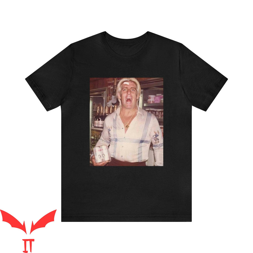 Ric Flair T-Shirt Six Pack Vibes Woooo Champion WWF Ric Flair T-Shirt Six Pack Vibes Woooo Champion WWF