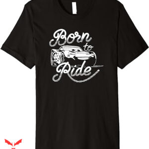 Ride The Lightning T-shirt Born To Ride Premium