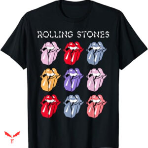 Rolling Stones Vintage T-shirt Multi Color Tongue