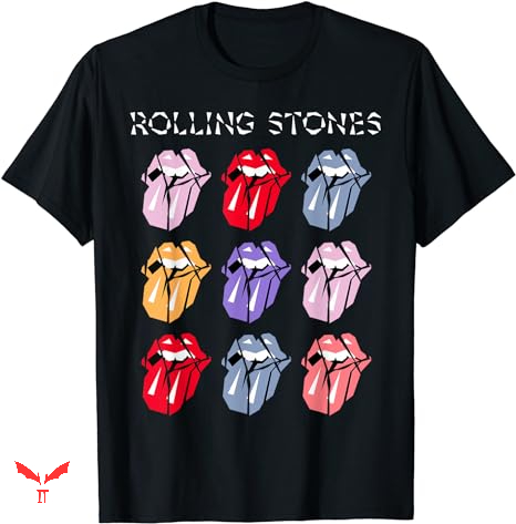 Rolling Stones Vintage T-shirt Multi Color Tongue