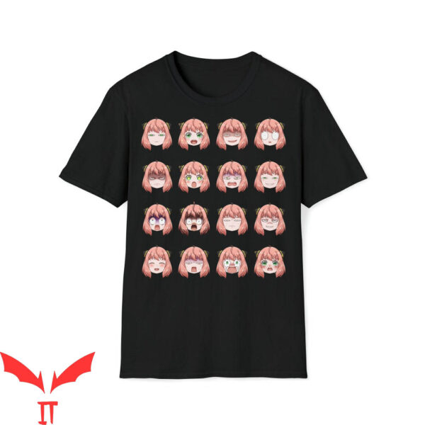 Spy Family T-Shirt Anya Expression Goldmine Super Cute
