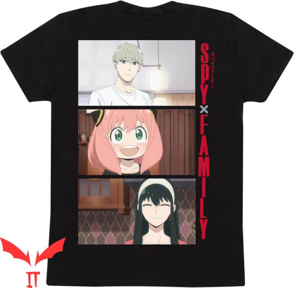 Spy Family T-Shirt Funny Emotion Smile Anime Anya