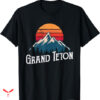 State Of Wyoming T-shirt Retro Grand Teton