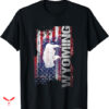 State Of Wyoming T-shirt USA Flag