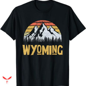 State Of Wyoming T-shirt Vintage Retro