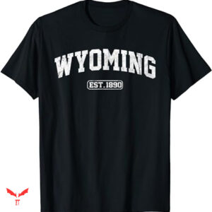 State Of Wyoming T-shirt Vintage State Athletic