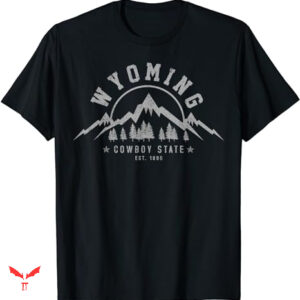 State Of Wyoming T-shirt Vintage Style