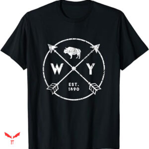 State Of Wyoming T-shirt Wyoming Adventure Est 1890