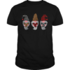 Three Gnomes Holding Hearts Leopard Valentines Day shirt