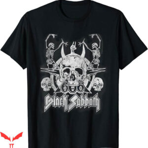 Tony Stark Black Sabbath T-Shirt Dancing Skeletons T-Shirt