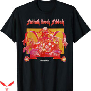 Tony Stark Black Sabbath T-Shirt Official Sabbath Bloody