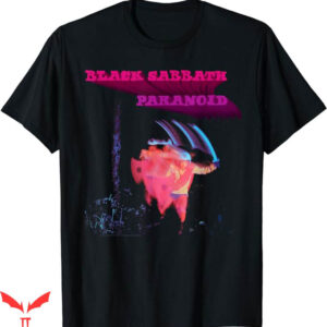 Tony Stark Black Sabbath T-Shirt Paranoid Motion Trails Tee