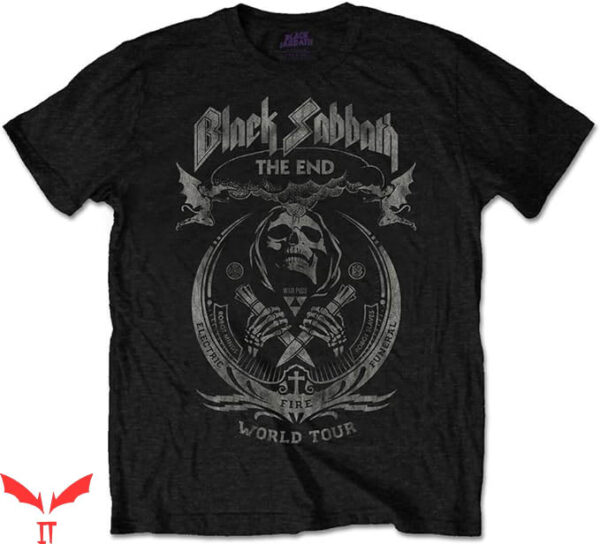 Tony Stark Black Sabbath T-Shirt The End Mushroom Cloud
