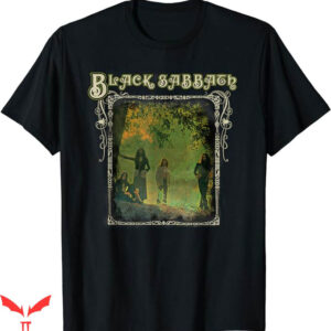 Tony Stark Black Sabbath T-Shirt Trees Photo Framed T-Shirt