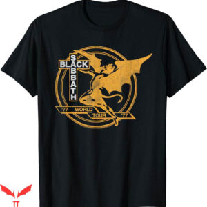 Tony Stark Black Sabbath T-Shirt World Tour 77 T-Shirt