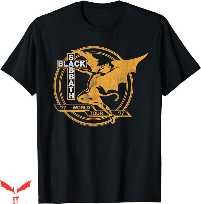 Tony Stark Black Sabbath T-Shirt World Tour 77 T-Shirt Tony Stark Black Sabbath T-Shirt World Tour 77 T-Shirt