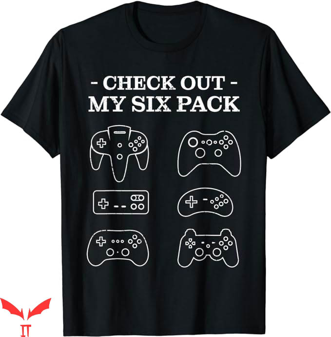 Video Game T-Shirt Check Out My 6 Six Pack Gamer Trending Video Game T-Shirt Check Out My 6 Six Pack Gamer Trending