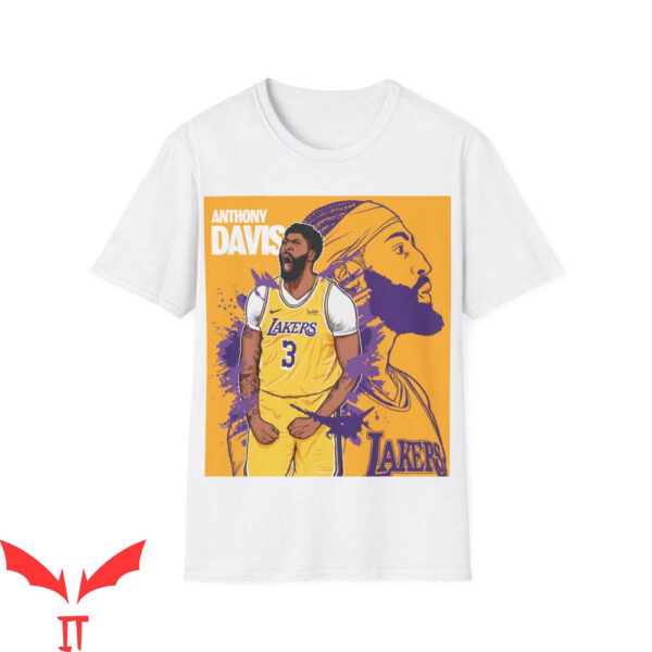 Vintage Lakers T-Shirt Anthony Davis Los Angeles Basketball