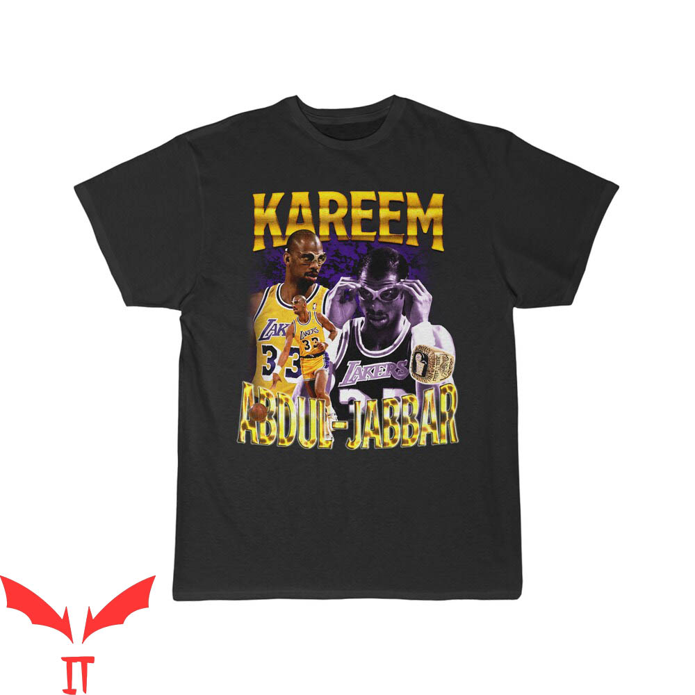 Vintage Lakers T-Shirt Kareem Abdul Jabbar Los Angeles Vintage Lakers T-Shirt Kareem Abdul Jabbar Los Angeles