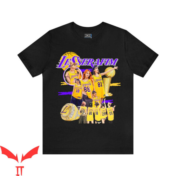 Vintage Lakers T-Shirt Le Sserafim X Los Angeles Vintage