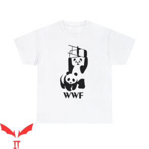 Vintage WWF T-Shirt Panda World Wrestling Federation