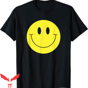 Yellow Smiley T-Shirt 70s Yellow Smile Face Happy Peace