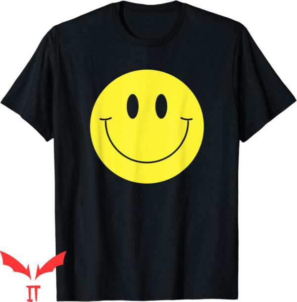 Yellow Smiley T-Shirt 70s Yellow Smile Face Happy Peace
