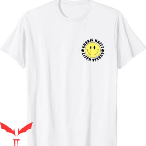 Yellow Smiley T-Shirt Choose Happy 70s Yellow Smile Face