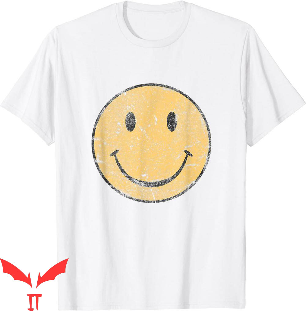 Yellow Smiley T-Shirt Vintage Face 70's Vibe Yellow Smile Yellow Smiley T-Shirt Vintage Face 70's Vibe Yellow Smile