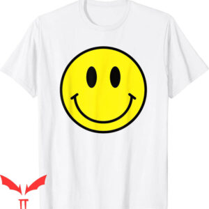Yellow Smiley T-Shirt Yellow Smile Face Cute Happy Peace