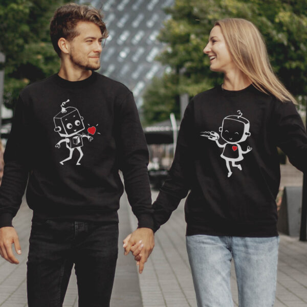 Couple Sweatshirts Merry Christmas Deer