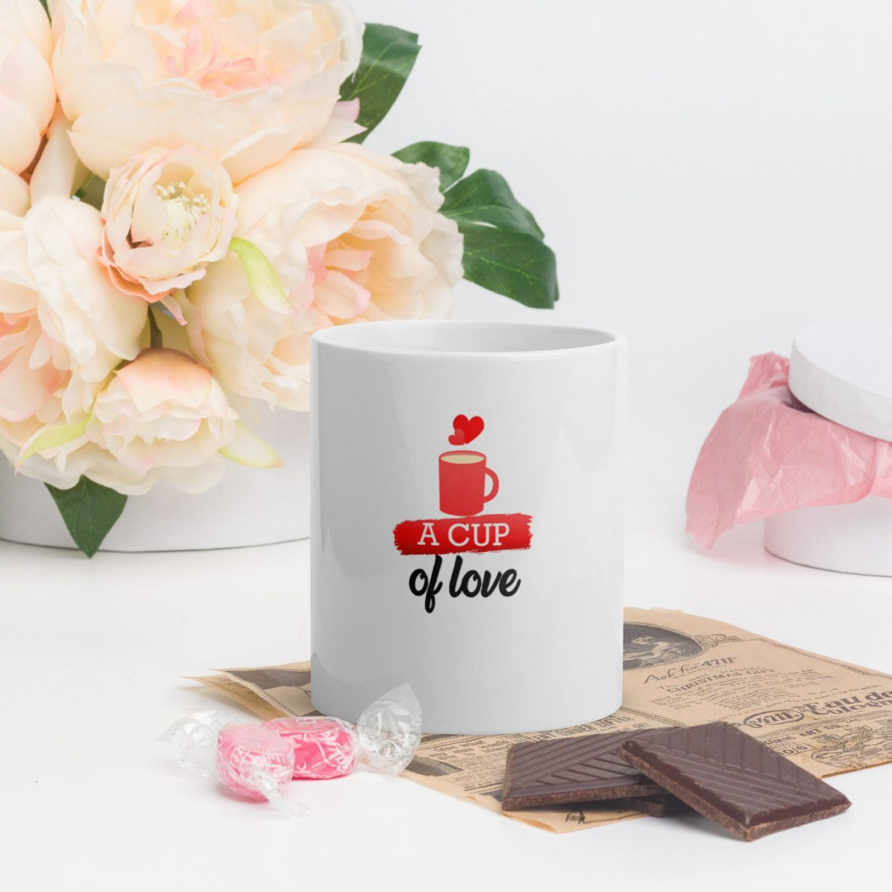 A Cup Of Love Valentines Day Gift Mug A Cup Of Love Valentines Day Gift Mug