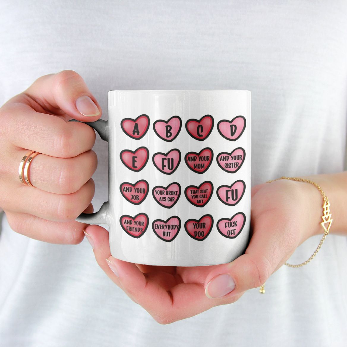Abcdefu Lyric Valentines Day Gift Mug Abcdefu Lyric Valentines Day Gift Mug