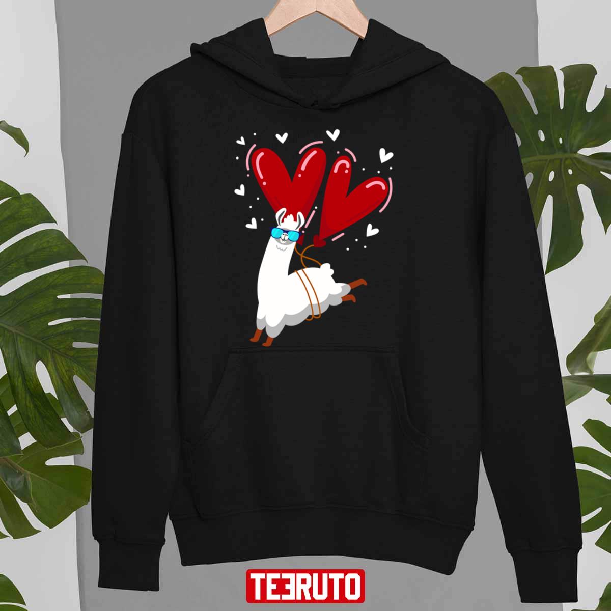 Alpaca Heart Love Valentines Day Unisex Sweatshirt Alpaca Heart Love Valentines Day Unisex Sweatshirt