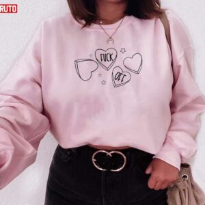 Anti Valentines Day Retro Boho Heart Unisex Sweatshirt Unisex T-Shirt