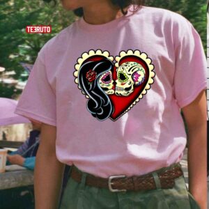 Ashes Day Of The Dead Couple Sugar Skull Lover Unisex Sweatshirt
