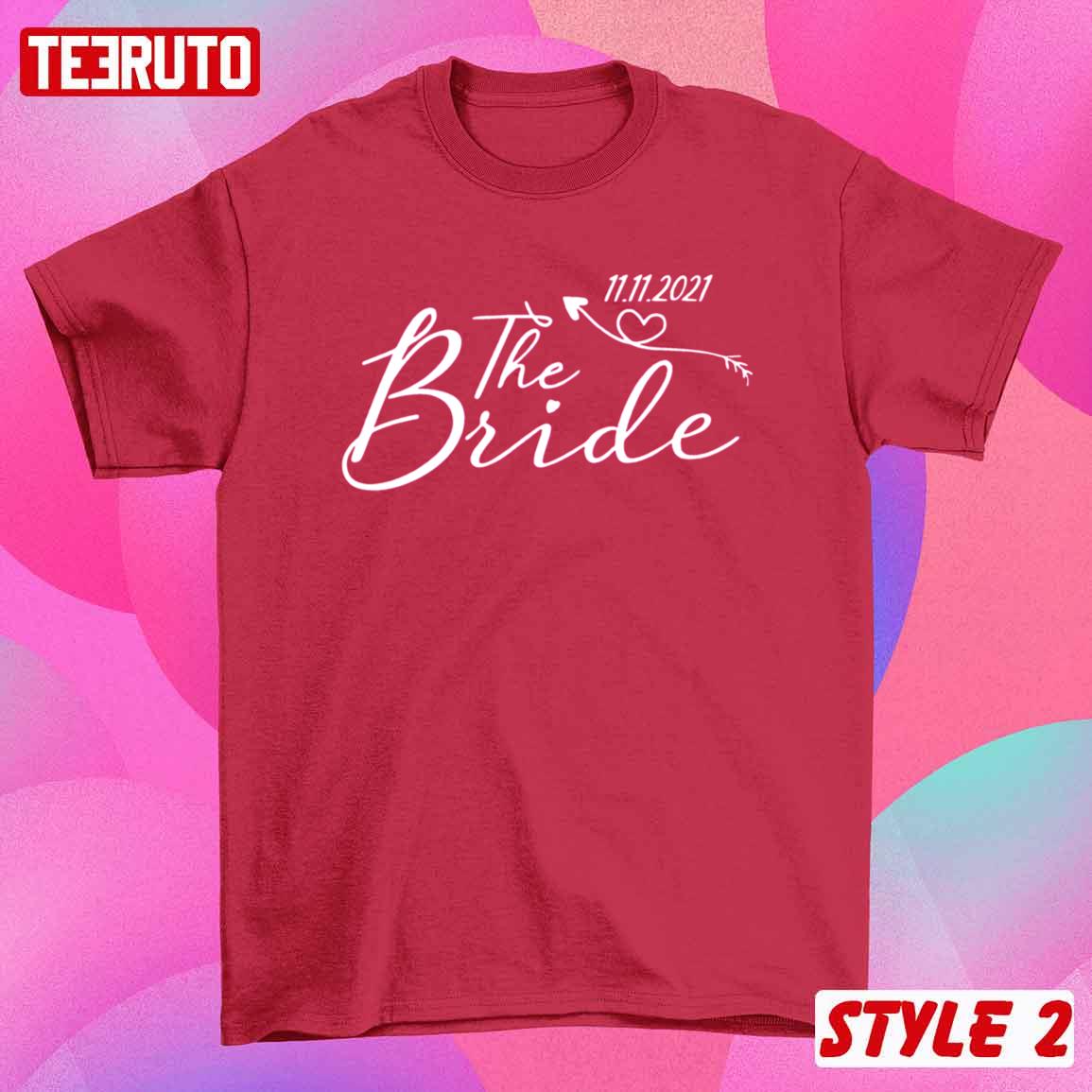 Bachelor Party Groom And Bride Customize Days Matching Couple Valentine T-Shirt Bachelor Party Groom And Bride Customize Days Matching Couple Valentine T-Shirt