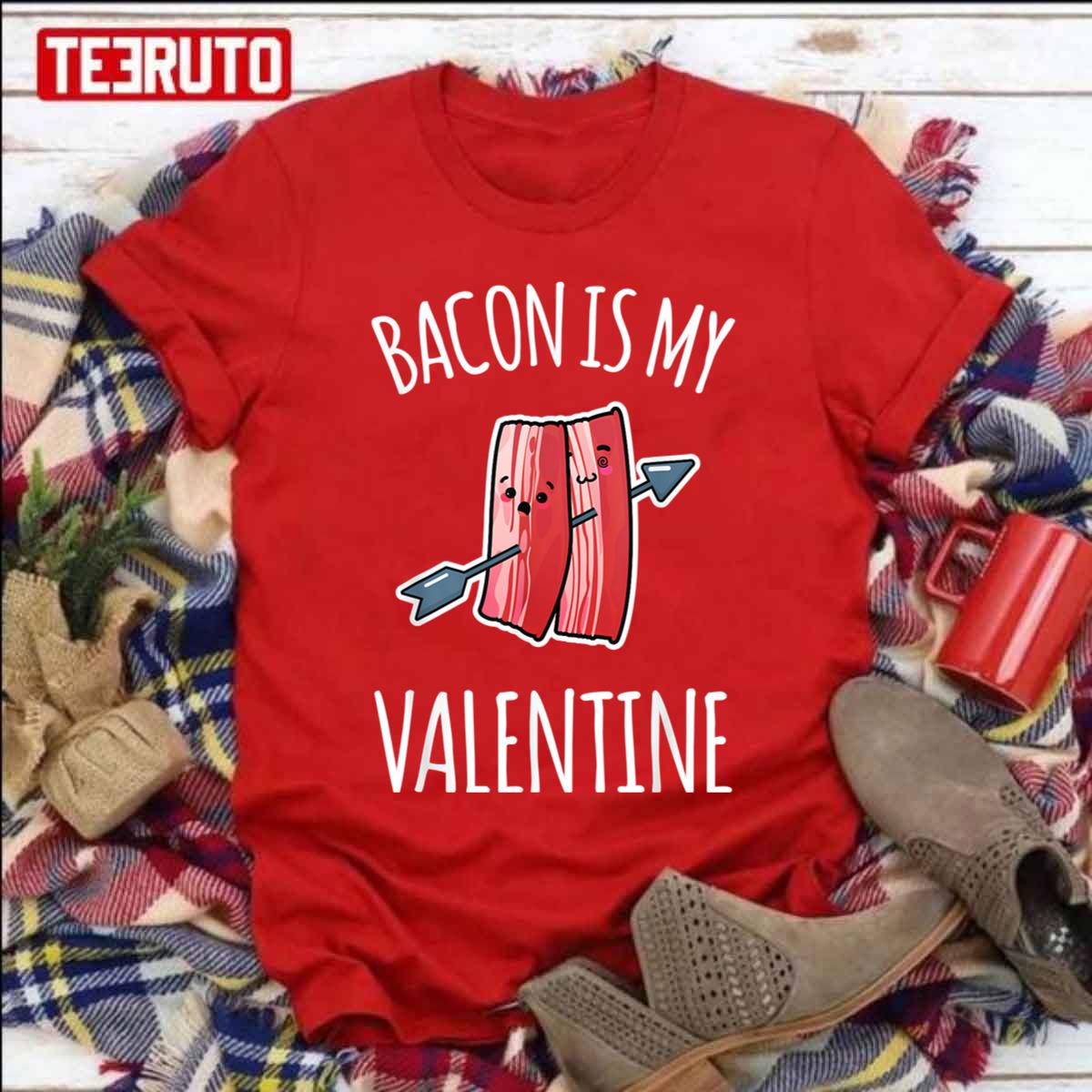 Bacon Is My Valentine Arrow Unisex Sweatshirt Bacon Is My Valentine Arrow Unisex Sweatshirt