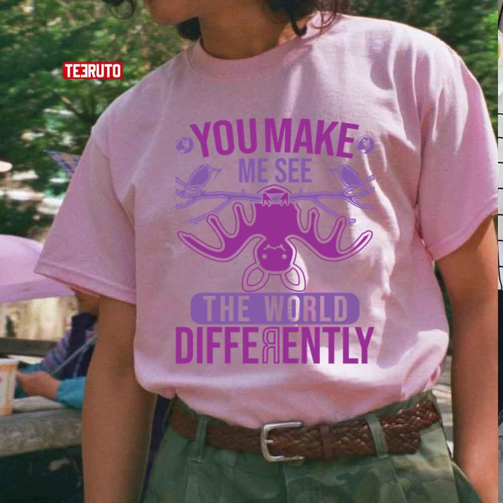 Bat Romantic Love Quote You Make Me See The World Differently Valentine Day Unisex Sweatshirt Bat Romantic Love Quote You Make Me See The World Differently Valentine Day Unisex Sweatshirt