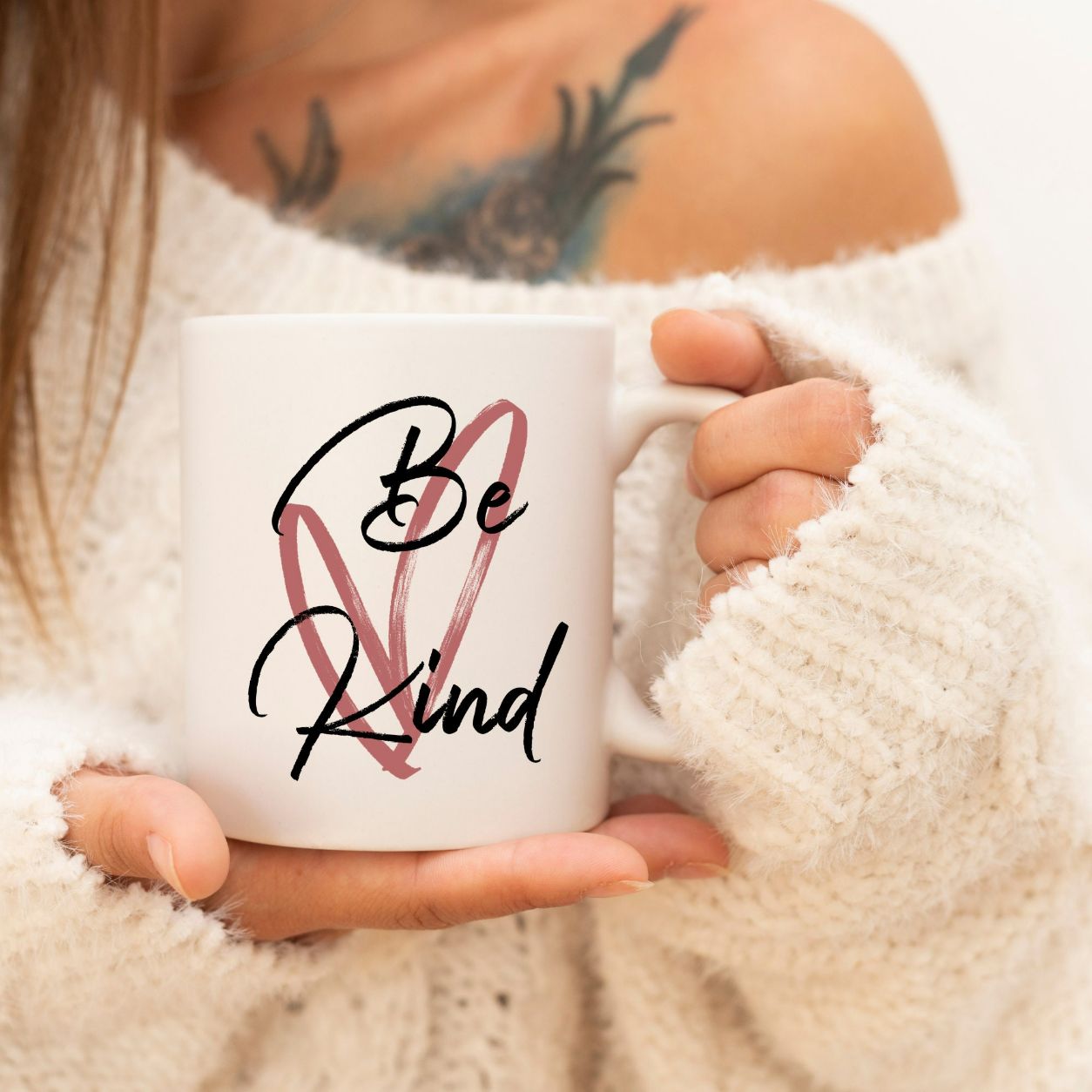 Be Kind Heart Valentines Mug Be Kind Heart Valentines Mug